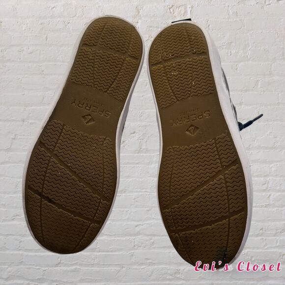 Sperry Top Sider Shoes Men's Canvas Sneaker Size 7 STS15289 Memory Foam Gray - Picture 7 of 7